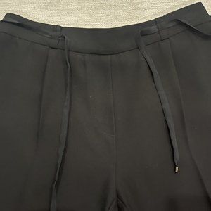 Black Silk Rebecca Taylor Trousers